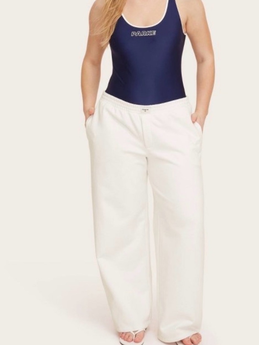 NWT PARKE x TARGET HIGH-RISE BOXER SWEATPANTS